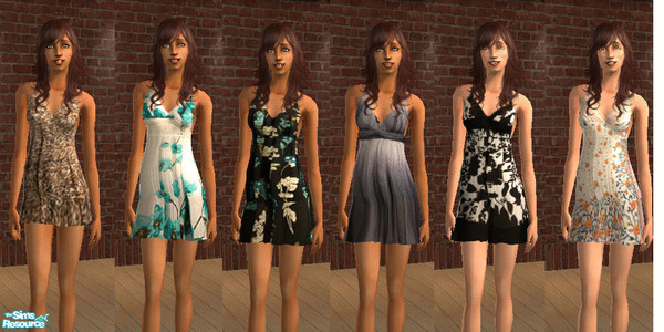 Sims 2 — Minidress by janicap — 6 beautiful casual dresses