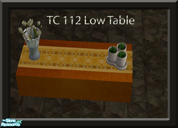 Sims 2 — Coffee Table Arabian stylish by TearsRain — Avalon s\' Om Mesh. Mesh set 92 recolored with the TC 112 Provided