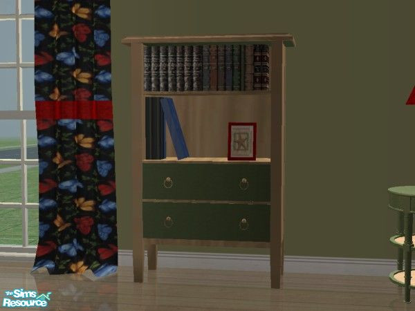 Sims 2 — Tc111 Living Room - bookcase by selina012 — Part of my Living room set for the texture challenge 111. Make sure