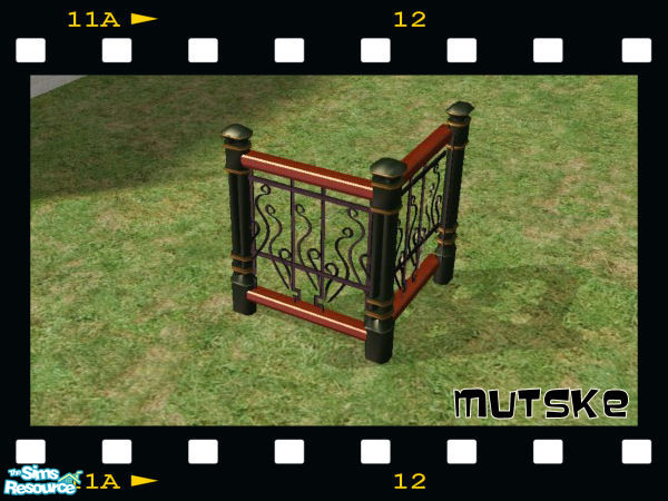 Sims 2 — Nouveau Fence Corner by TSR Archive — Did you ever wonder, why there were no fences that matches your low