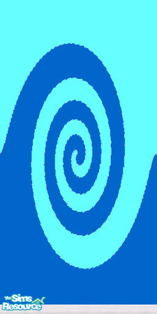 Sims 2 — Blue Wave by ChickFlick9207 — Perect for a boys room or a beachy hangout. has a white border.