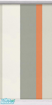 Sims 2 — Orange Stripe by Snowbelle — 