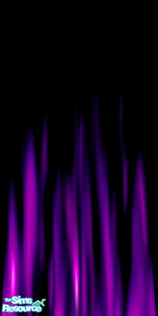 Sims 2 — Purple Flame Wall by Risu_Shikyo — Purple flames on a black background