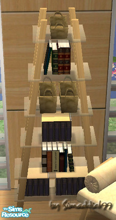 Sims 2 — NLR - Bookcase Clear Glass by Simaddict99 — Clear glass for my modern bookcase (came with blue glass) mesh