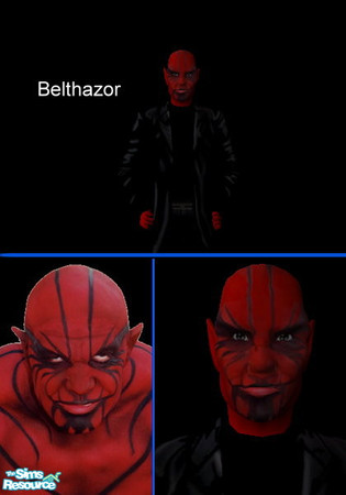 Sims 2 — Charmed ~ Belthazor by kollens — This Charmed Demond was one of the most powerful of the Charmed ones