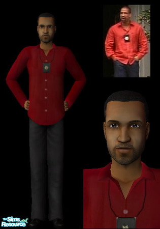 Sims 2 — Charmed ~ Darryl Morris by kollens — The cop that has been with the show season 1- today.. 
