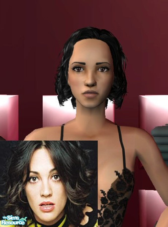 Sims 2 — Asia Argento by LadyH1973 — Actress Asia Argento.
