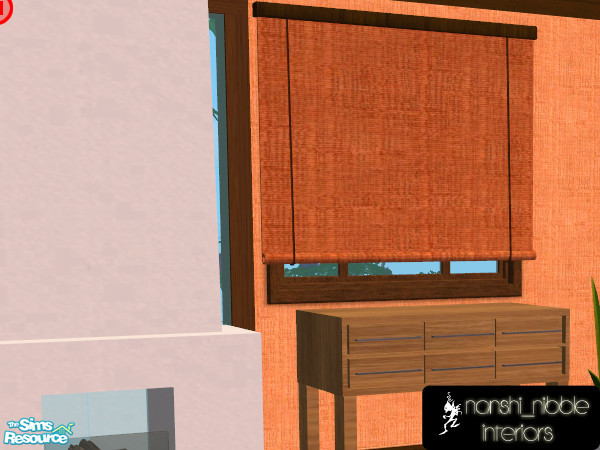 Sims 2 — Funk-a-licious double blind by Nanshi — A combination of meshes from me and the Shoukier 'Magic' sofas from sims