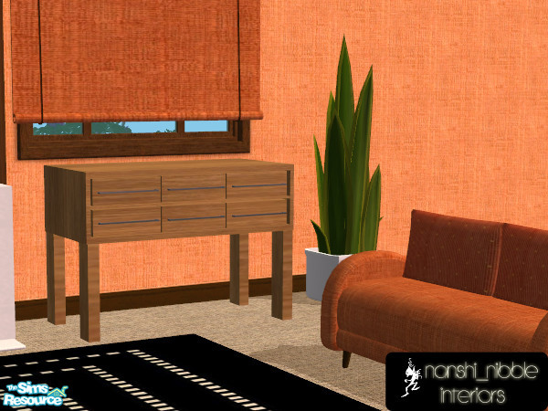Sims 2 — Funk-a-licious dressoir by Nanshi — A combination of meshes from me and the Shoukier 'Magic' sofas from sims