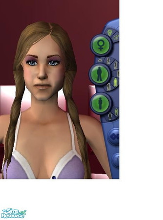 Sims 2 — Jennifer Aniston by kristiemi — Star of Friends. File includes only Maxis content. Hair mesh shown is by Besen.