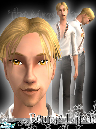 Sims 2 — Remus Lupin by fashionado — The Era of the Marauders! Bring the wonders of Hogwarts characters to your own world