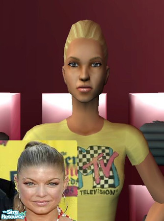 Sims 2 — Fergie by LadyH1973 — Fergie from the Black Eyed Peas.