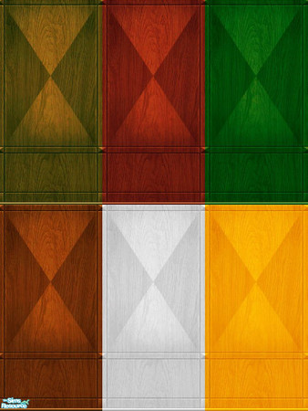 Sims 2 — Exotic New Wood Paneling by Agent420 — In this new set of Exotic Wood Paneling, there are 6 great new types of