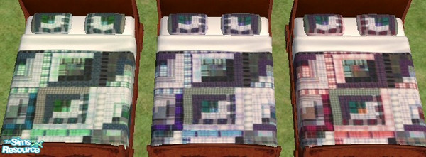Sims 2 — BastDawn Quilt Set #9 by BastDawn — I love quilts in my game, and kept using the same ones over and over because