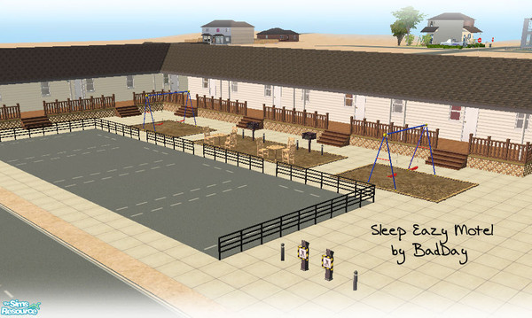 Sims 2 — Sleep Eazy Motel by BadDay — The dodgy local motel for those clandestine moments you'd rather keep from your