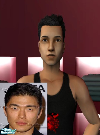 Sims 2 — Rick Yune by LadyH1973 — Actor Rick Yune from The Fast and the Furious.