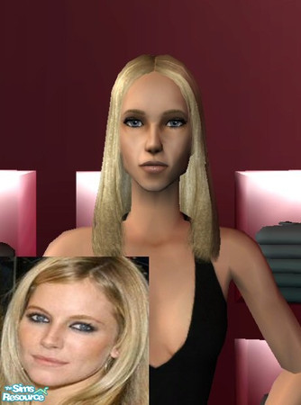 Sims 2 — Sienna Miller by LadyH1973 — Actress Sienna Miller.