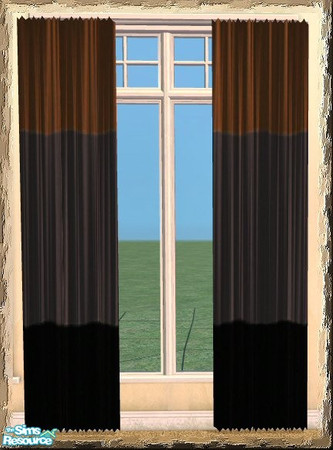 Sims 2 — Barcelona Collection - Curtains by Waverly — "Symmetry Realized. Bring a pleasing balance to the look of