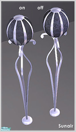 Sims 2 — Sunair T677 IRA Floor Lamp by Sunair — Sunair T677 IRA Floor Lamp (lightwood) of IRA Lounge Corner - Mesh set.