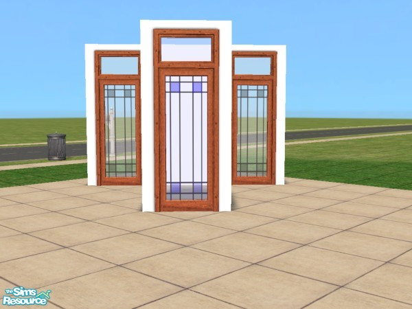 Sims 2 — Stained Glass Set ~ Blue by oldmember_Samharr01 — ***tsraa