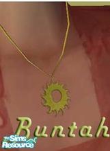 Sims 2 — Celestial Gold Necklace by buntah — This necklace requires Dr Pixel's mesh, which you can get from the link