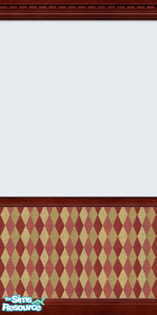 Sims 2 — Maxis diamond Paste paint drk trim by jenwar — Maxis diamond pattern with Paste paint and dark trim. TSRAA