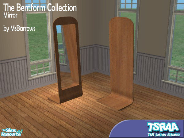 Sims 2 — Bentform Mirror by MsBarrows — The Bentform Collection features many lovely pieces in finest 60\'s style.