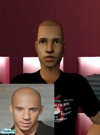 Sims 2 — Vin Diesel by LadyH1973 — Actor Vin Diesel.