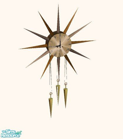 Sims 2 — dh-millenium-wallclock by Dincer — This is the sims2 versions of my previous sims1 objects with some