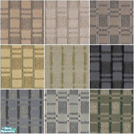 Sims 2 — Patterned Carpets by queenmab75 — A set of patterned carpets. *TSRAA Member*