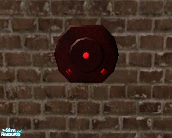 Sims 2 — Mahogany Kitchen - Firealarm by Malitia — Part of "Mahogany Kitchen" Set.