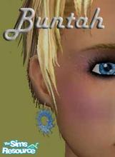 Sims 2 — Celestial Earrings by buntah — Celestial Earrings to match the Celestial Necklace. Requires Dr Pixel's mesh,