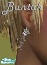Sims 2 — Shooting Star Earrings by buntah — Shooting Star Earrings to match the Shooting Star Necklace. Requires Dr