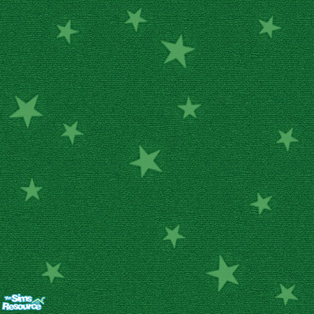 Sims 2 — Green Spangled Carpet by Helenloki — Recolour of original carpet.