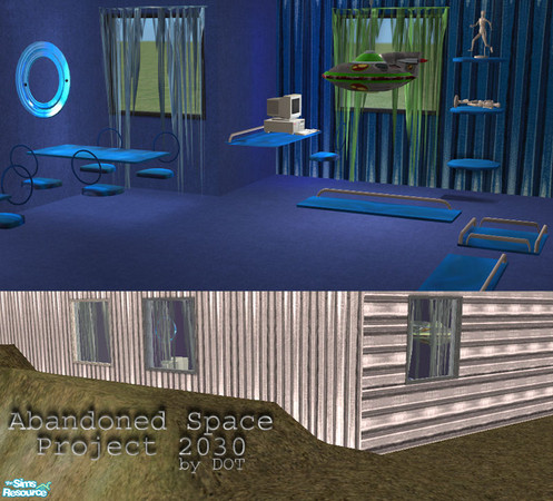 Sims 2 — Abandoned Space 2030 Project by DOT — Abandoned Space 2030 Project *University on Table and Desk only*