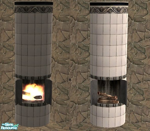 Sims 2 — Electrical Fireplaces - Tiles Corner by Bitzybus — Electrical fireplaces, works the same way and with the same