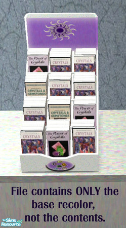 Sims 2 — New Age Boutique: Counter Display BASE by HChangeri — This file only contains the base of the display, not the