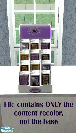 Sims 2 — New Age Boutique: Crystal Kits by HChangeri — This file only contains the contents of the display, not the
