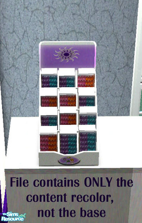Sims 2 — New Age Boutique: Bath Beads Display by HChangeri — This file only contains the contents of the display, not the