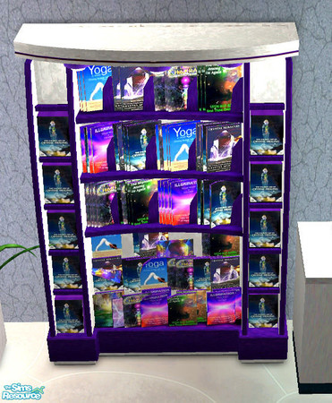 Sims 2 — New Age Boutique: Magazine Rack by HChangeri — This was created to match my crystal shop, check my profile for