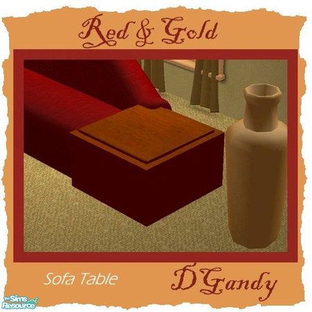 Sims 2 — Sectionals - Table by Dgandy — Sectional Sofas link to each other or to my Sofa Table in this set. Set includes