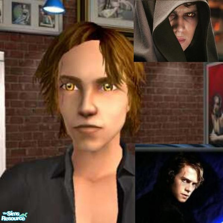 Sims 2 — Anakin Set by Yokoshima_Juggalette — Set Includes Eyes, Scar, and Eyebrows. Hair by me and UNAVAILABLE for
