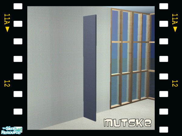 Sims 2 — Wall Shelves Summer Side Room Divider by Mutske — Recolor from the set "Working Wall Shelves" by