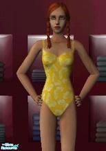 Sims 2 — watersim44 by watersim44 — Swimdress with nice butterflys...