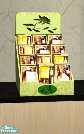 Sims 2 — Fragrance Kits Counter Display by HChangeri — This is part of the Aroma Store set. You sims still purchase the