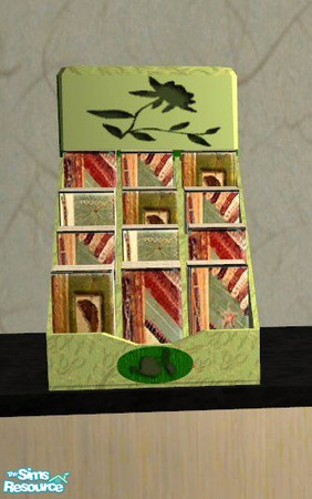 Sims 2 — Handmade Journals Counter Display by HChangeri — This is part of the Aroma Store set. You sims still purchase