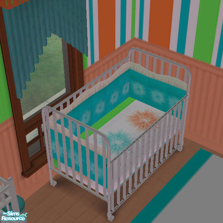 Sims 2 — Spring Time Nursery-crib by Chezzie — Spring Time Nursery Set looks better in game than the picture shows