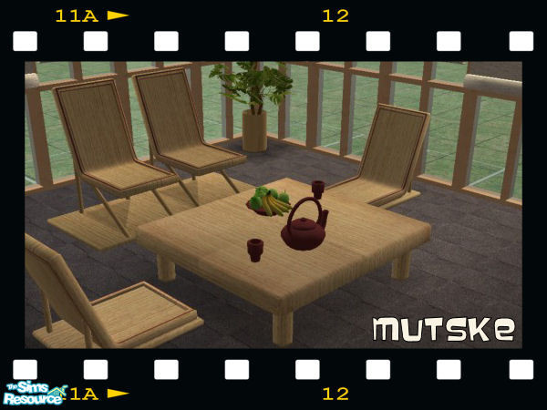 Sims 2 — China Love Whiteoak by Mutske — Recol from a set from PeggySims2. Please download the original meshes.