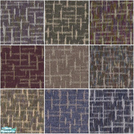 Sims 2 — Almost Plaid by queenmab75 — A set of carpets that's almost plaid!