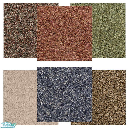 Sims 2 — Legato Carpets by queenmab75 — A series of textured carpets in several colors.